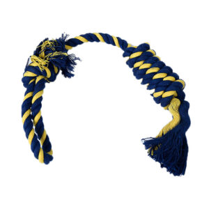 Pet Cat Dog Puppy Cotton Braided Bone Rope Chew Knotted Tied Toy 1Pcs